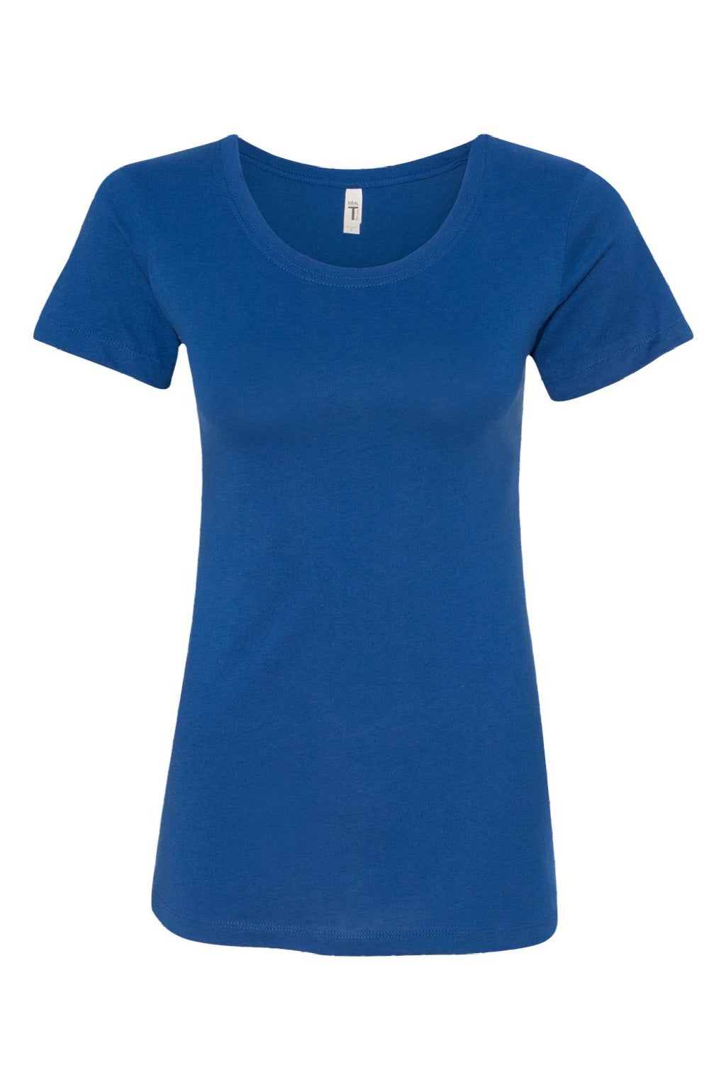 Next Level 1510 Womens Ideal Jersey Short Sleeve Crewneck T-Shirt Royal Blue Flat Front