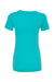 Next Level 1510 Womens Ideal Jersey Short Sleeve Crewneck T-Shirt Tahiti Blue Flat Back