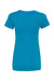 Next Level 1510 Womens Ideal Jersey Short Sleeve Crewneck T-Shirt Turquoise Blue Flat Back