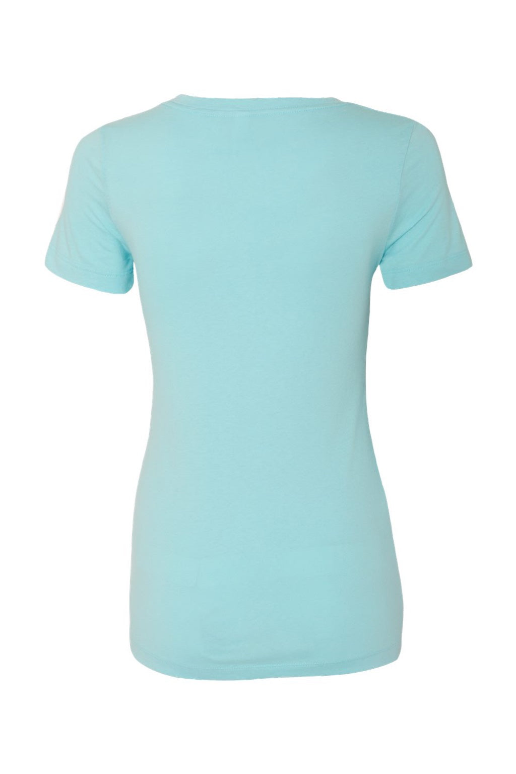 Next Level NL1540/1540 Womens Ideal Jersey Short Sleeve V-Neck T-Shirt Cancun Blue Flat Back