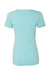 Next Level NL1540/1540 Womens Ideal Jersey Short Sleeve V-Neck T-Shirt Cancun Blue Flat Back