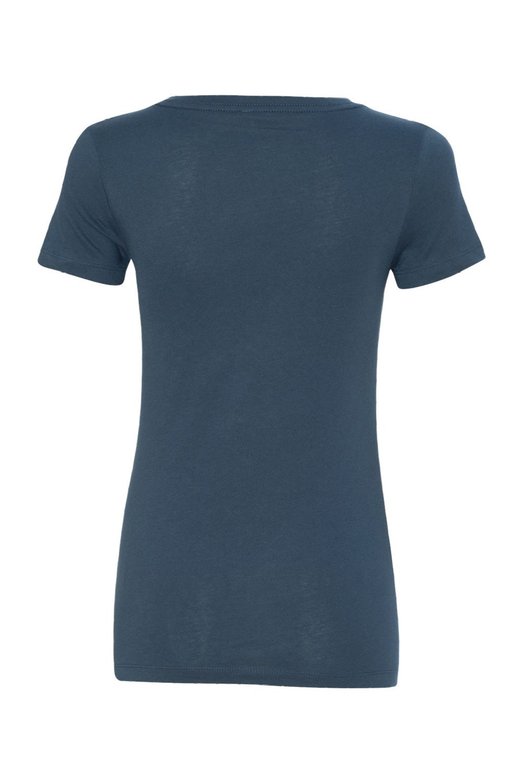 Next Level NL1540/1540 Womens Ideal Jersey Short Sleeve V-Neck T-Shirt Indigo Blue Flat Back