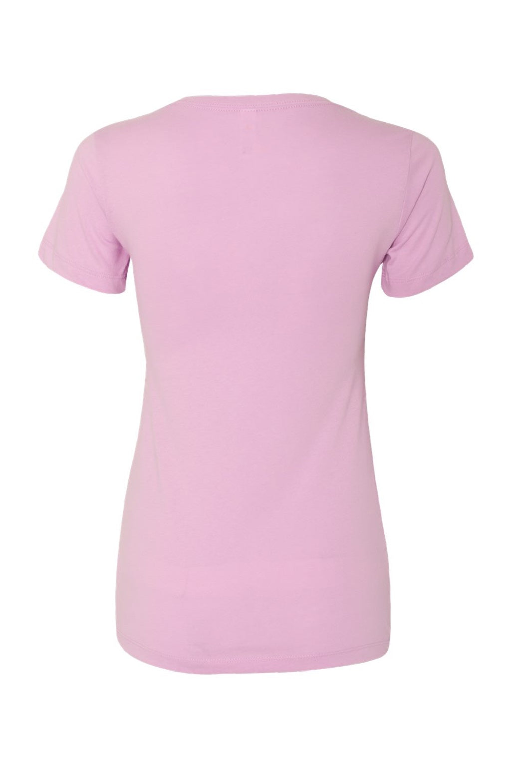 Next Level NL1540/1540 Womens Ideal Jersey Short Sleeve V-Neck T-Shirt Lilac Purple Flat Back