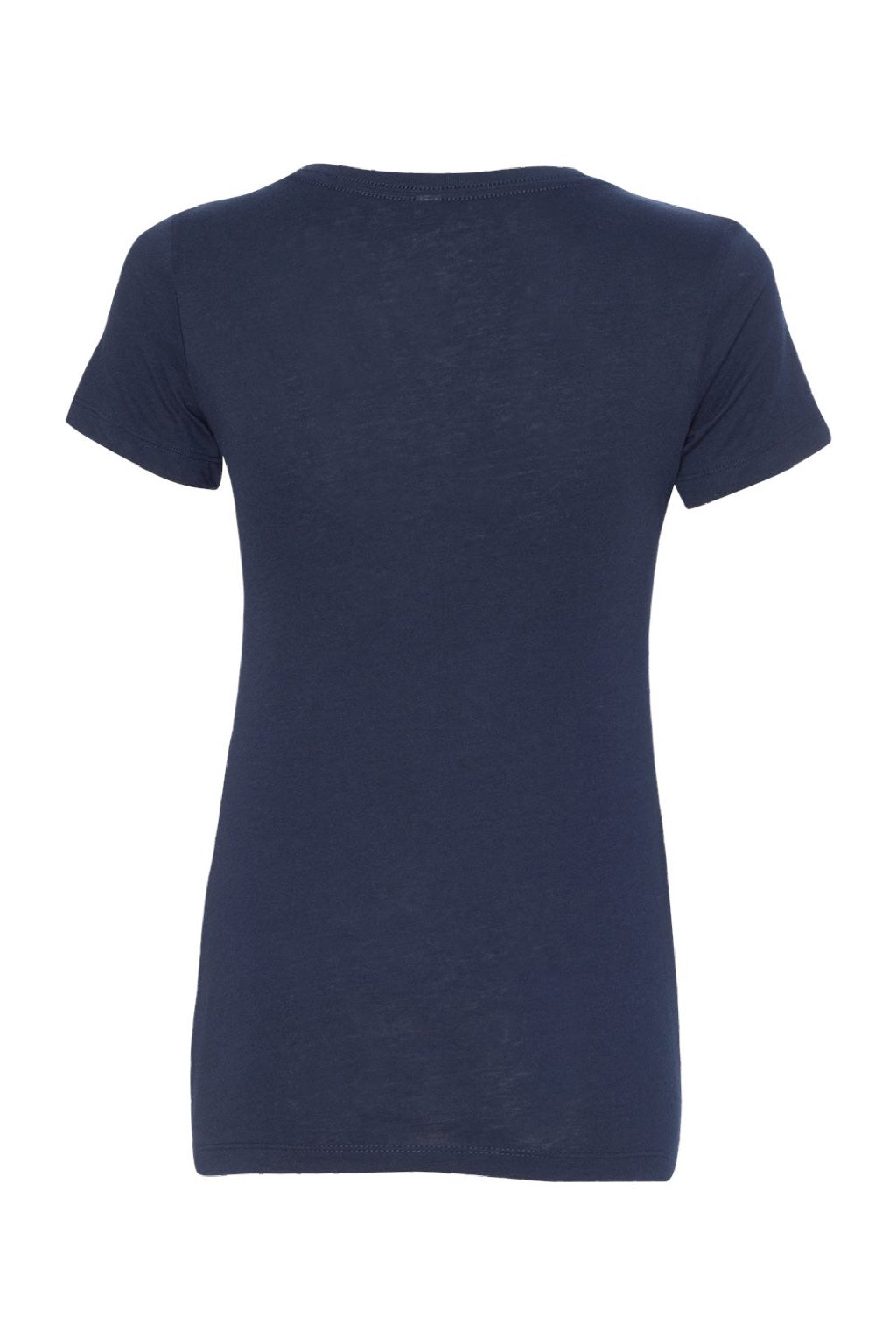 Next Level NL1540/1540 Womens Ideal Jersey Short Sleeve V-Neck T-Shirt Midnight Navy Blue Flat Back
