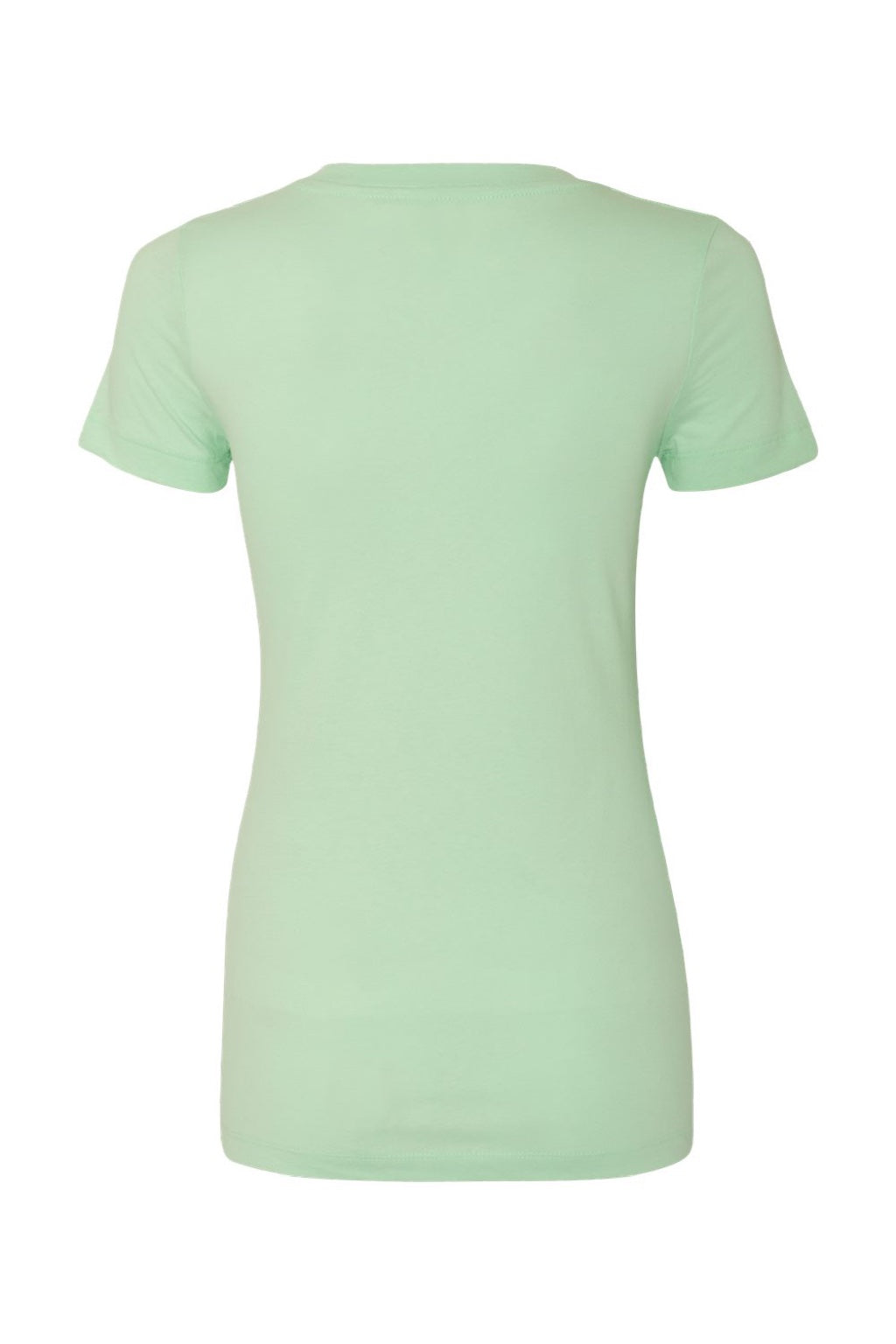 Next Level NL1540/1540 Womens Ideal Jersey Short Sleeve V-Neck T-Shirt Mint Green Flat Back