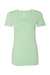 Next Level NL1540/1540 Womens Ideal Jersey Short Sleeve V-Neck T-Shirt Mint Green Flat Front