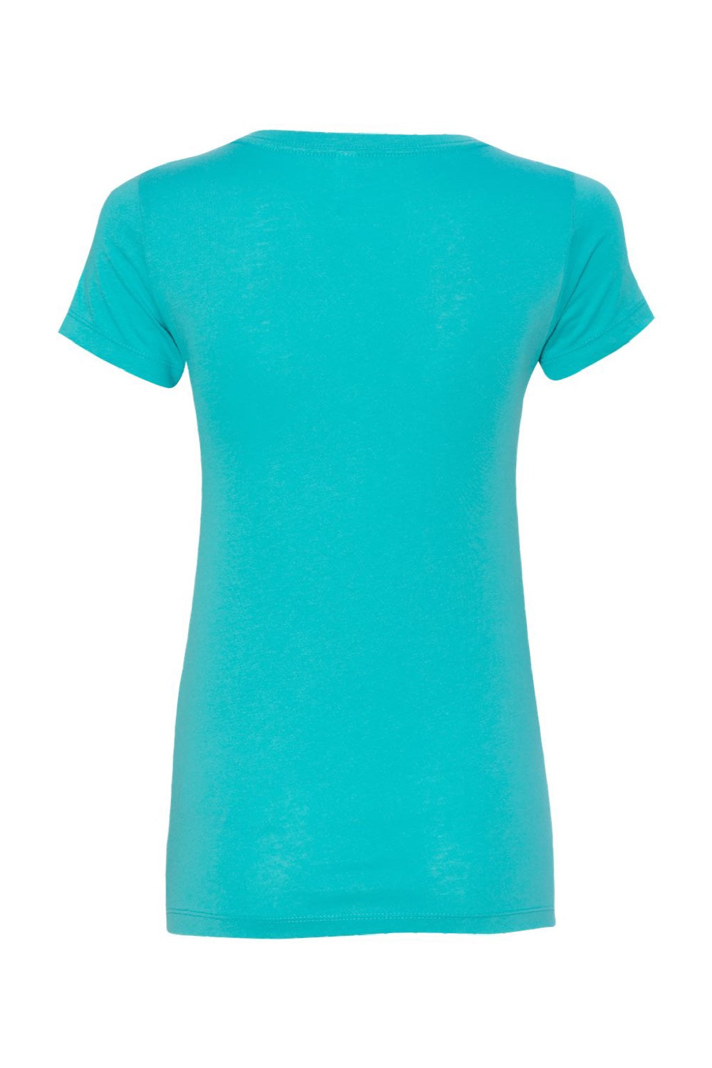 Next Level NL1540/1540 Womens Ideal Jersey Short Sleeve V-Neck T-Shirt Tahiti Blue Flat Back