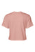 Next Level 1580NL Womens Ideal Crop Short Sleeve Crewneck T-Shirt Desert Pink Flat Back