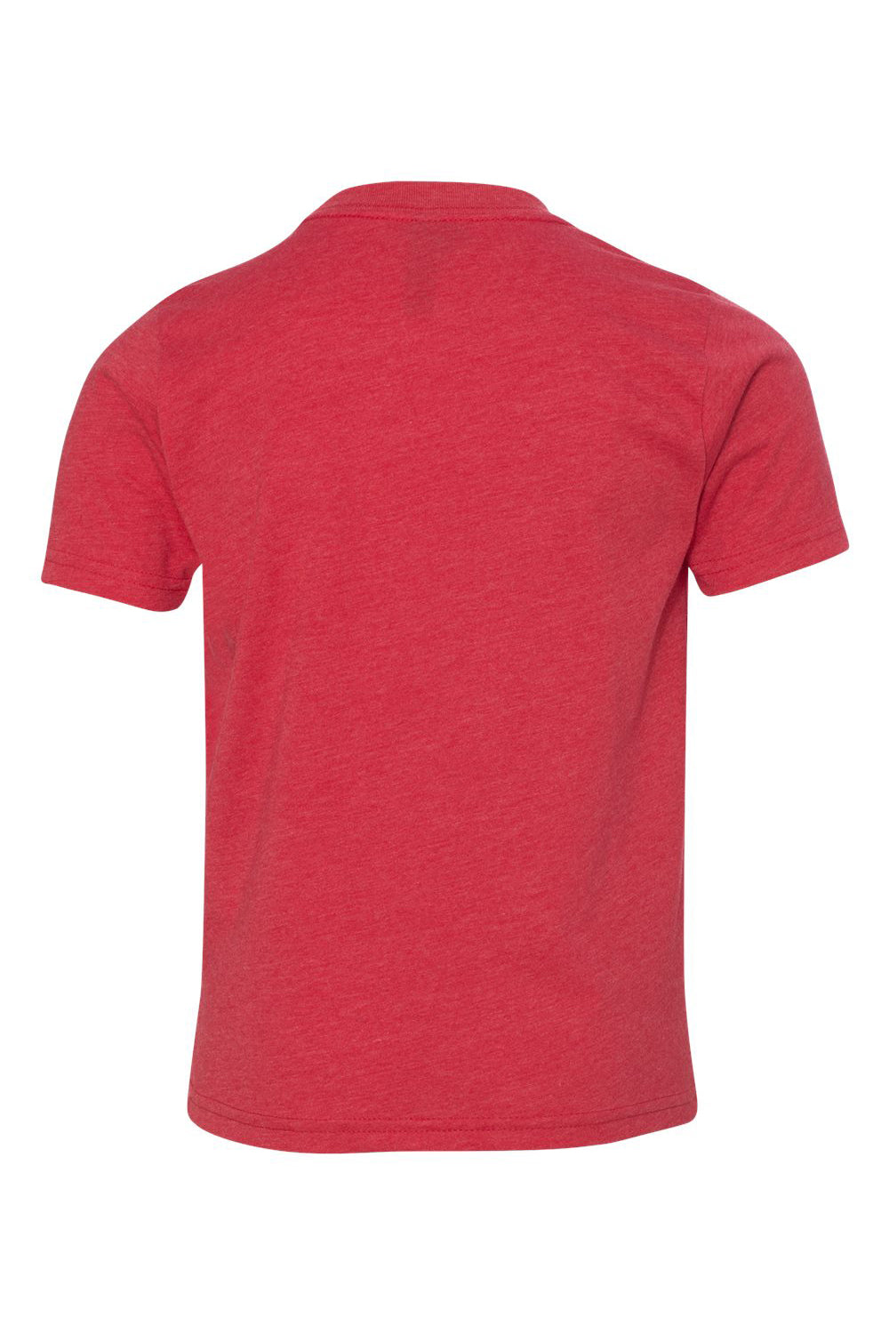 Next Level 3312 Youth CVC Jersey Short Sleeve Crewneck T-Shirt Red Flat Back