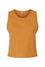 Next Level 5083 Womens Festival Cropped Tank Top Antique Gold Flat Front