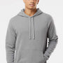 Next Level Mens Malibu Hooded Sweatshirt Hoodie w/ Pouch Pocket - Heather Grey