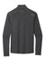 Ogio OE341 Mens Endurance Force Moisture Wicking 1/4 Zip Sweatshirt Heather Blacktop Flat Back