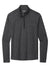 Ogio OE341 Mens Endurance Force Moisture Wicking 1/4 Zip Sweatshirt Heather Blacktop Flat Front