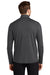 Ogio OE341 Mens Endurance Force Moisture Wicking 1/4 Zip Sweatshirt Heather Blacktop Model Back