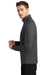 Ogio OE341 Mens Endurance Force Moisture Wicking 1/4 Zip Sweatshirt Heather Blacktop Model Side