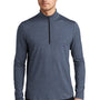 Ogio Mens Endurance Force Moisture Wicking 1/4 Zip Sweatshirt - Heather Indigo Blue