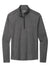 Ogio OE341 Mens Endurance Force Moisture Wicking 1/4 Zip Sweatshirt Heather Gear Grey Flat Front
