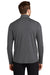 Ogio OE341 Mens Endurance Force Moisture Wicking 1/4 Zip Sweatshirt Heather Gear Grey Model Back