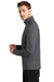 Ogio OE341 Mens Endurance Force Moisture Wicking 1/4 Zip Sweatshirt Heather Gear Grey Model Side