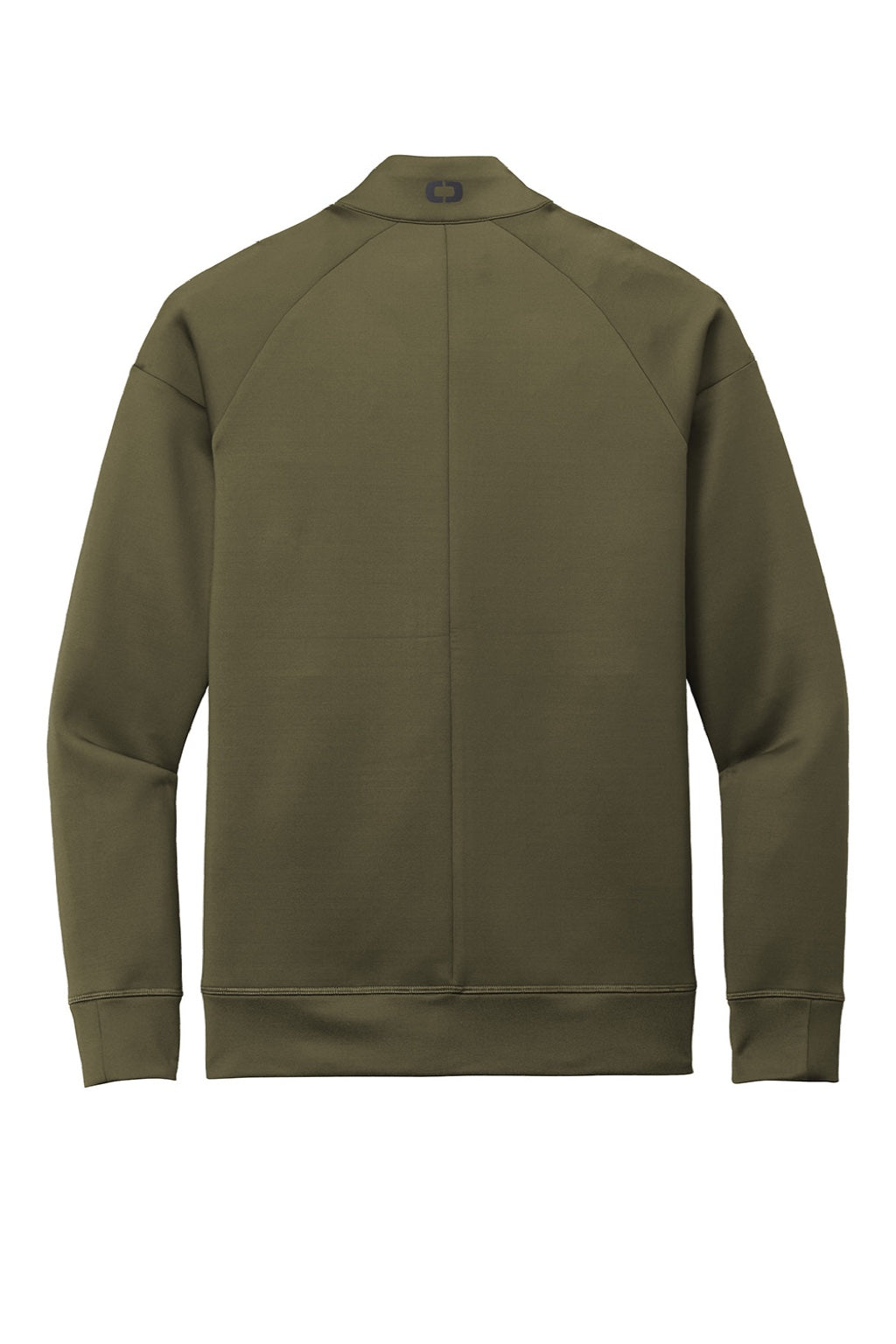Ogio OE703 Mens Endurance Modern Performance Moisture Wicking Full Zip Jacket Deep Olive Green Flat Back