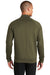 Ogio OE703 Mens Endurance Modern Performance Moisture Wicking Full Zip Jacket Deep Olive Green Model Back