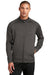 Ogio OE703 Mens Endurance Modern Performance Moisture Wicking Full Zip Jacket Tarmac Grey Model Front