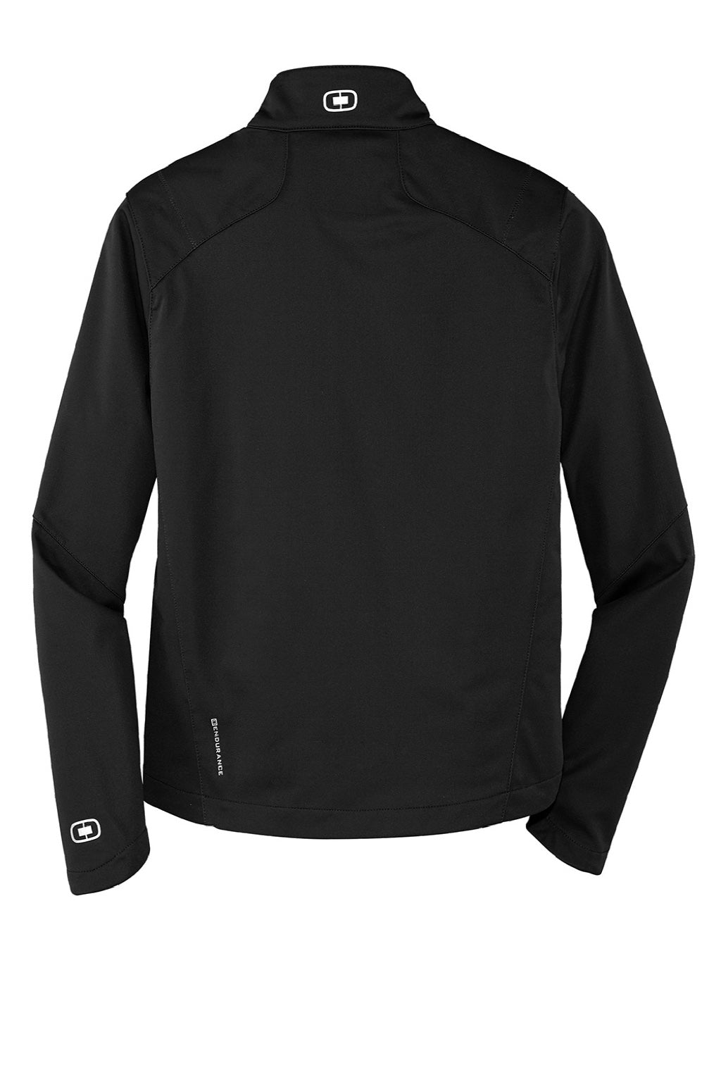 Ogio OE720 Mens Endurance Crux Wind & Water Resistant Full Zip Jacket Blacktop Flat Back