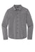 Ogio OG1002 Mens Commuter Long Sleeve Button Down Shirt Heather Gear Grey Flat Front
