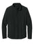 Ogio OG1003 Mens Aspect Moisture Wicking 1/4 Zip Sweatshirt w/ Pouch Pocket Blacktop Flat Front