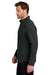 Ogio OG1003 Mens Aspect Moisture Wicking 1/4 Zip Sweatshirt w/ Pouch Pocket Blacktop Model Side