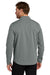 Ogio OG1003 Mens Aspect Moisture Wicking 1/4 Zip Sweatshirt w/ Pouch Pocket Rogue Grey Model Back