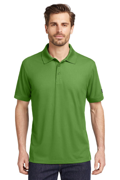 Ogio OG101 Mens Caliber 2.0 Moisture Wicking Short Sleeve Polo Shirt Gridiron Green Model Front