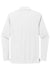 Ogio OG105 Mens Caliber 2.0 Moisture Wicking Long Sleeve Polo Shirt Bright White Flat Back