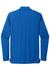 Ogio OG105 Mens Caliber 2.0 Moisture Wicking Long Sleeve Polo Shirt Electric Blue Flat Back