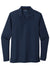 Ogio OG105 Mens Caliber 2.0 Moisture Wicking Long Sleeve Polo Shirt Navy Blue Flat Front