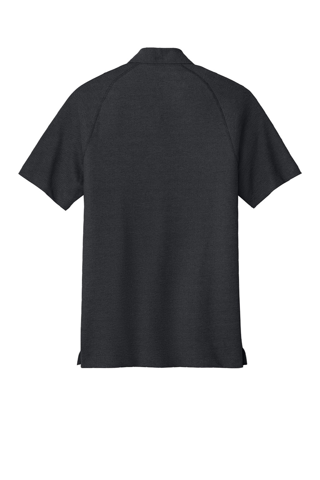 Ogio OG126 Mens Onyx Moisture Wicking Short Sleeve Polo Shirt Blacktop Flat Back