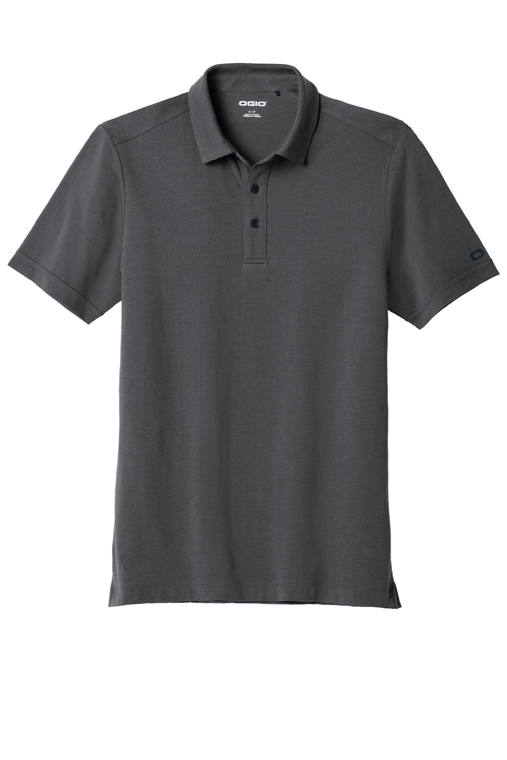 Ogio OG138 Mens Limit Moisture Wicking Short Sleeve Polo Shirt Diesel Grey Flat Front