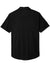 Ogio OG141 Mens Gravitate Moisture Wicking Short Sleeve Button Down Shirt Blacktop Flat Back