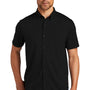 Ogio Mens Gravitate Moisture Wicking Short Sleeve Button Down Shirt - Blacktop