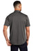 Ogio OG141 Mens Gravitate Moisture Wicking Short Sleeve Button Down Shirt Heather Dark Grey Model Back
