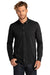 Ogio OG145 Mens Code Stretch Moisture Wicking Long Sleeve Button Down Shirt Blacktop Model Front