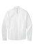 Ogio OG145 Mens Code Stretch Moisture Wicking Long Sleeve Button Down Shirt Bright White Flat Back