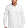Ogio Mens Code Stretch Moisture Wicking Long Sleeve Button Down Shirt - Bright White