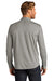 Ogio OG145 Mens Code Stretch Moisture Wicking Long Sleeve Button Down Shirt Heather Tarmac Grey Model Back
