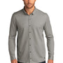 Ogio Mens Code Stretch Moisture Wicking Long Sleeve Button Down Shirt - Heather Tarmac Grey