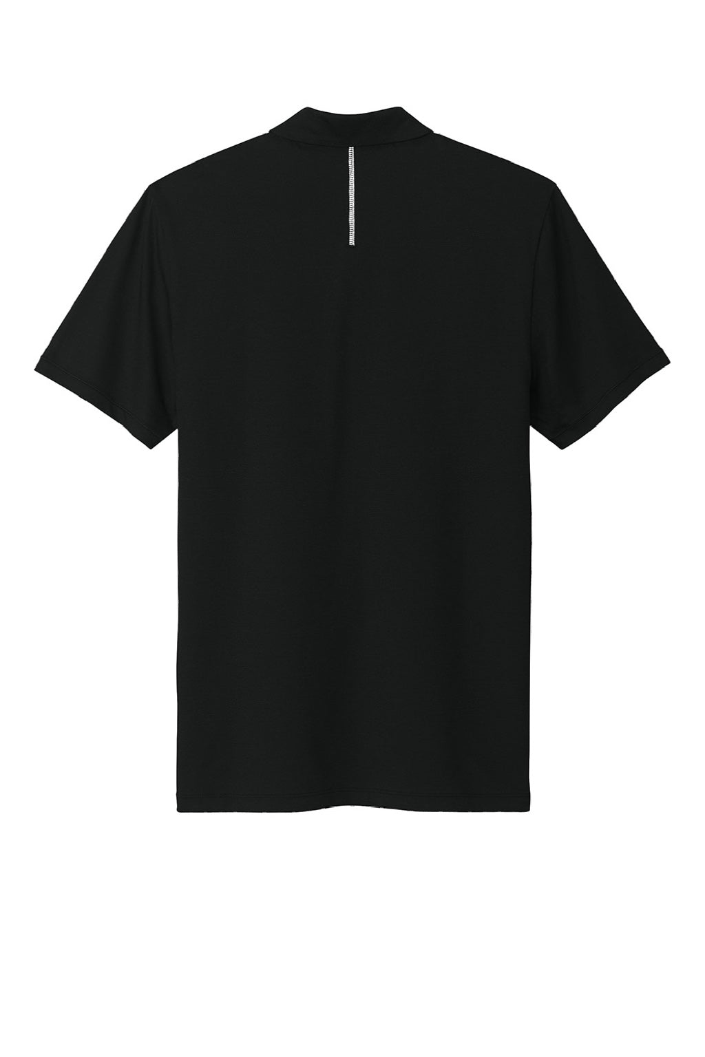 Ogio OG146 Mens Code Stretch Moisture Wicking Short Sleeve Polo Shirt Blacktop Flat Back