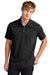 Ogio OG147 Mens Evolution Moisture Wicking Short Sleeve Polo Shirt Blacktop Model Front