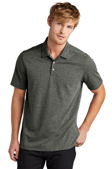 Ogio OG147 Mens Evolution Moisture Wicking Short Sleeve Polo Shirt Tarmac Grey Model Front