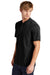 Ogio OG148 Mens Evolution Moisture Wicking Short Sleeve Henley T-Shirt Blacktop Model 3q