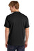 Ogio OG148 Mens Evolution Moisture Wicking Short Sleeve Henley T-Shirt Blacktop Model Back